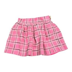 Janie and Jack Pink Plaid Skirt